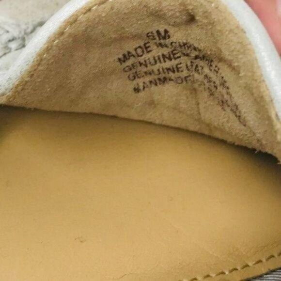 Talbots womans metallic silver suede slip on slipper 6M BoxB - Picture 7 of 7